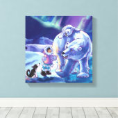 Polar Pals Canvas Afdruk (Insitu (Houten vloer))