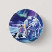 Polar Pals Ronde Button 3,2 Cm (Voorkant)