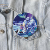 Polar Pals Ronde Button 4,0 Cm (In situ)