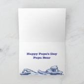 Polar Papa Beer Wenskaart Kaart (Binnen)