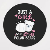 Polar Plunge Ice Jump Funny Polar Beer Winter Swim Labels (Design 2)