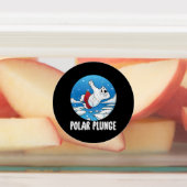 Polar Plunge Ice Jump Funny Polar Beer Winter Swim Labels (Aangebracht)