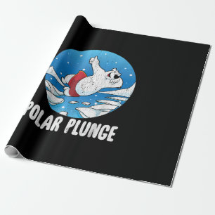 Polar Plunge Ice Jump Polar Beer Winter Swim Cadeaupapier