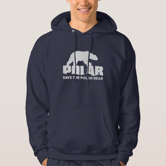 POLAR - Sparen het Polaire Beer Hoodie (Voorkant)