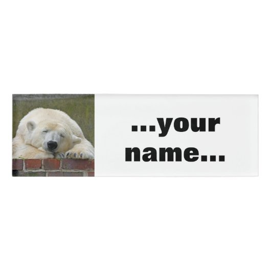 PolarBear 001 Naambadge (Voorkant)