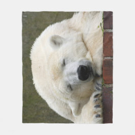PolarBear_2015_0401 Fleece Deken
