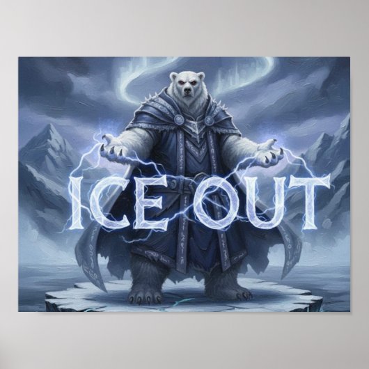 PolarBearSage Poster (Voorkant)