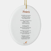 Polaris Poem op Circle Ornament (Rechts)
