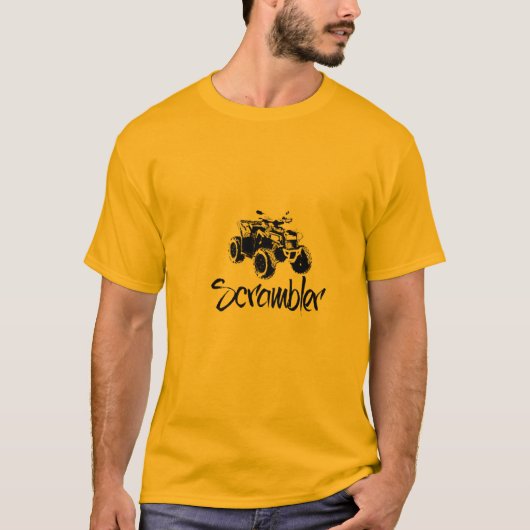 Polaris Scrambler Atv Quad T-shirt (Voorkant)