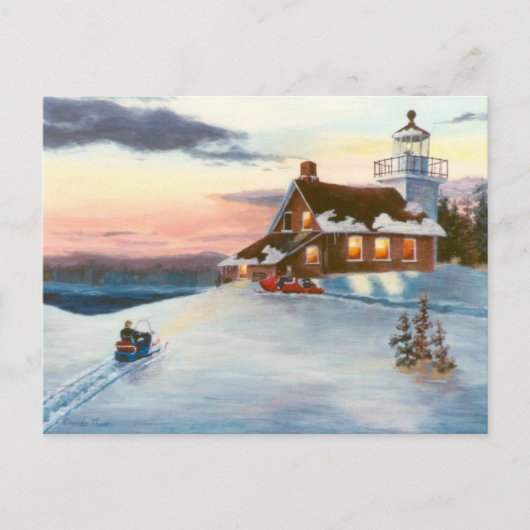 Polaris Sunset Briefkaart (Voorkant)