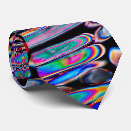 Polaristisch synthetisch hechtsel stropdas (Opgerold)