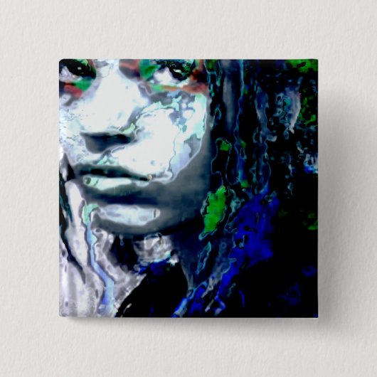 polariteit : kerica vierkante button 5,1 cm (Voorkant)