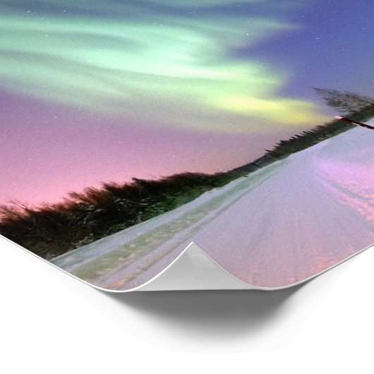 Polarlicht Poster (Hoek)