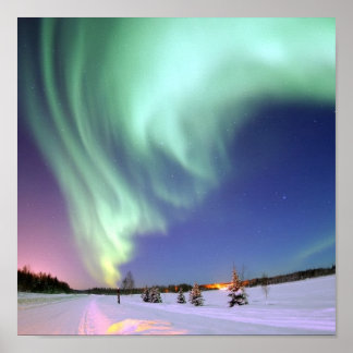 Polarlicht Poster