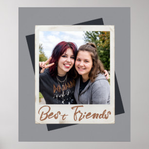 Polaroid Best Friends-foto-sjabloon Poster