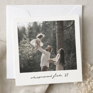 Polaroid Foto Notitiekaart Op Maat Gemaakte Vint Notitiekaartje