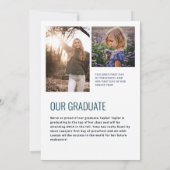 Polaroid-geïnspireerde Afstuderen Aankondiging (Achterkant)