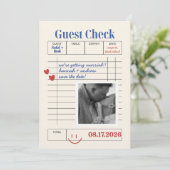 POLAROID Invitation Save The Date (Debout devant)
