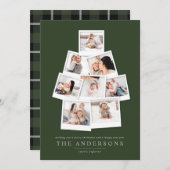 Polaroid sapin de Noël multi photo carte de vacanc (Devant / Derrière)