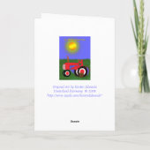 Pôle de pêche de la fête du Père et carte de tract (Dos)