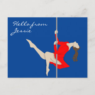 Pole Fitness Briefkaart