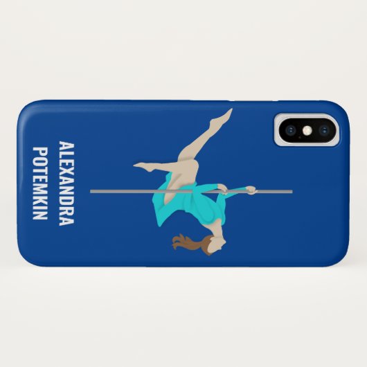 Pole Fitness Case-Mate iPhone Case (Achterkant (horizontaal))