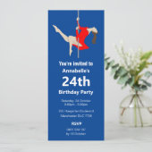 Pole Fitness Kaart (Staand voorkant)