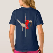 Pole Fitness T-shirt (Achterkant)
