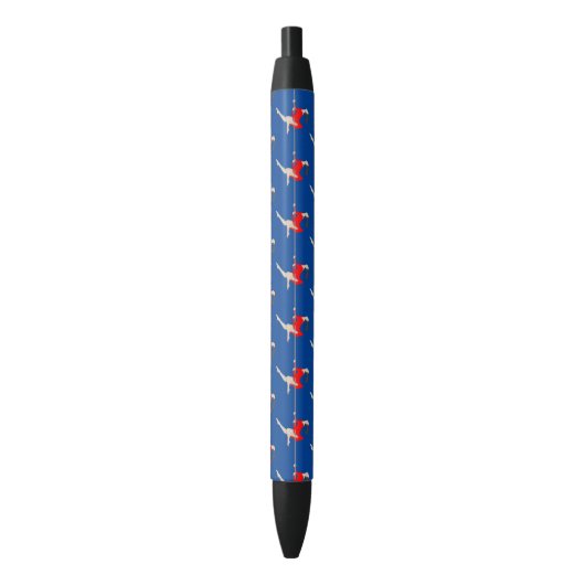 Pole Fitness Zwarte Inkt Pen (Voorkant Verticaal)