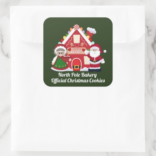 Pôle Nord Boulangerie autocollant de pâtisserie de (Sac)