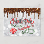 Pôle Nord chocolat chaud Carte postale (Devant)