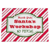 Pôle Nord de Noël Sac cadeau pour enfants (Devant)