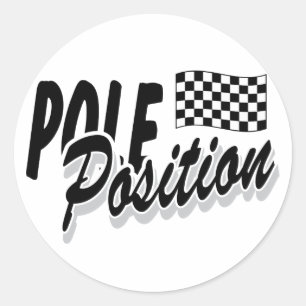 Pole Position Ronde Sticker