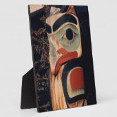 Pole Totem en bois fantaisie Photo Plaque Easel (Côté)