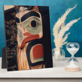 Pole Totem en bois fantaisie Photo Plaque Easel (Côté)