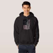 Pole Vault Clearing the Bar Independence Day Hoodie (Voorkant volledig)