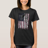 Pole Vault Clearing the Bar Independence Day T-shirt (Voorkant)