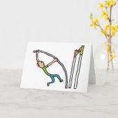 Pole Vault Kaart (Gele Bloem)