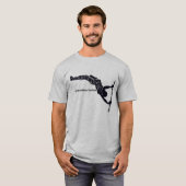 Pole Vault Philippians 3:14 Christian T-Shirts (Devant entier)