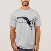 Pole Vault Philippians 3:14 Christian T-Shirts (Devant)