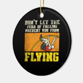 Pole Vault-pool vaulting Keramisch Ornament (Links)