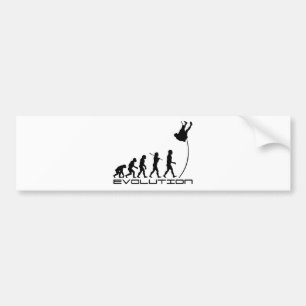 Pole Vault Sport Evolution Art Bumpersticker