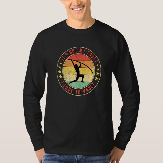 Pole Vault Vaulter Jump   T-shirt (Voorkant)