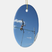 Pole Vaulter Ornaments Keramisch Ornament (Rechts)