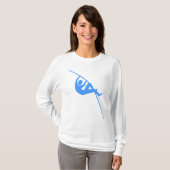 Pole Vaulting - Baby Blue T-shirt (Voorkant volledig)