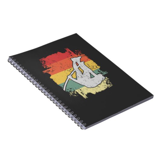 Pole Vaulting Design voor een pooldraagtas Notitieboek (Rechterzijde)