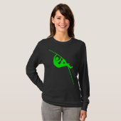 Pole Vaulting - Green T-shirt (Voorkant volledig)