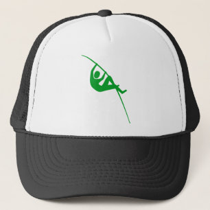 Pole Vaulting - Grijs Groen Trucker Pet