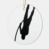 Pole Vaulting Keramisch Ornament (Links)