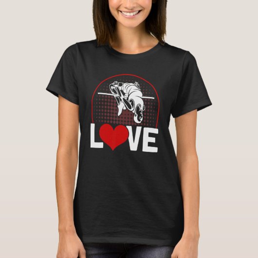Pole Vaulting Love Pole Vault T-shirt (Voorkant)